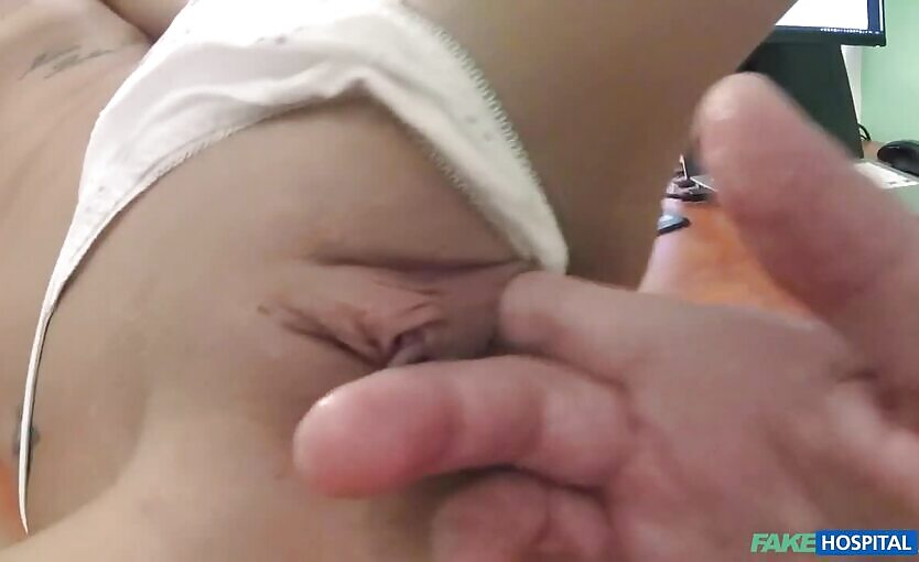 Fake Hospital   Slim Fit Student Cums On Her Doctors Dick