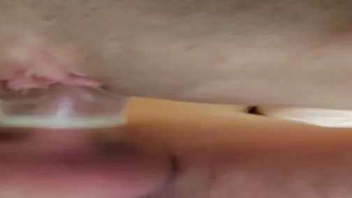 Close Up Tight Pussy✌ Gets Deep Cock🌭 Action With Condom