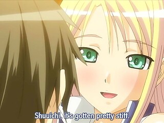 Naughty Hentai Blonde With Huge Boobs Copulating With Her BF In Classy Doggy And Cowgirl Styles