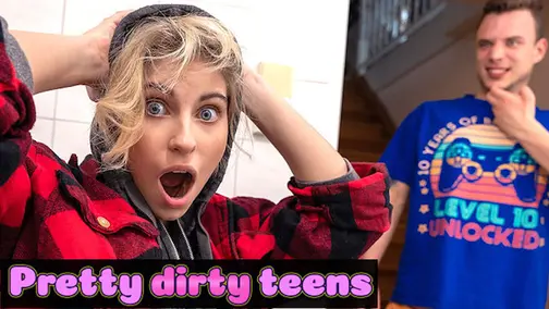 DEVIANTE   What The Fuck Lover —  You’re A Bimbo?! College Teeny Discovers His Best Mate Has A Snatch And Perky Naturals