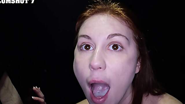 Two Redheads, Ellie Murphy And Eve Bardot, Get Fucked Through A Gloryhole.