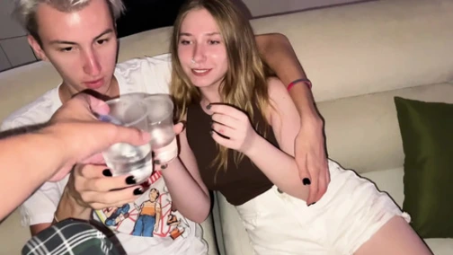 At The Party —  My Boyfriend And I Tried Our Friend’s