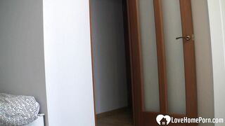 My Gf In Stockings Gets A Hard Shafting