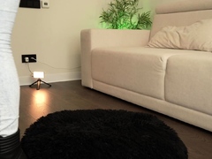 Hot Brunette Foot Fetish Play