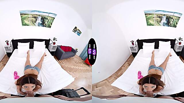 Teen Claudia Colt’s Tight Shaved Pussy Craves Your Cock In VR