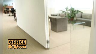 OfficePOV: Spex Slut Aleska Diamond Goes Down On You At The Office On PornHD
