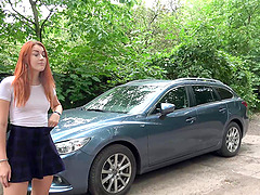 Nothing Pleases Charlie Like Riding A Hard Cock In The Car