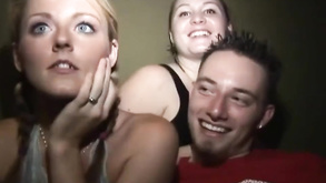 Trio With College Party Girls