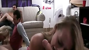 Wild Group Sex Making Love To Celebrate Last Night On Campus