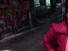 Bigtitted MILF Squirts During Public Hookup Sex