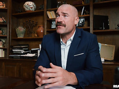 Hot Secretary Jesse Pony Take BBC And White Hunk In Hot Office 3some