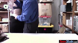 Big Boobed BBW Teen Thief Amilia Onyx Has To Fuck A Big Cock For Freedom