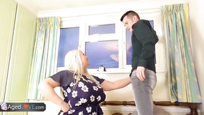 Breasty Gilf And Handsome Dude