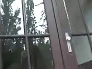 Hot Petite Blonde Gives Handjob In Public