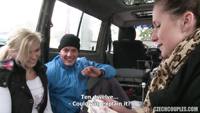 Swinger Party In The Car