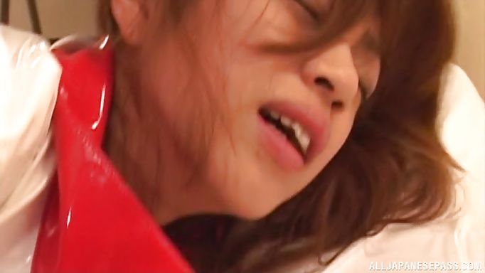 Japanese Nurse Knows How To Ride Cock