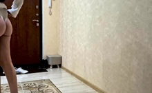 Brunette Cheerleader Hardcore Creampie