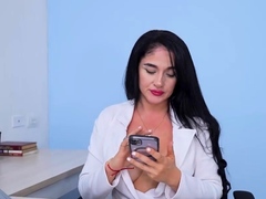 Milf Threesome In Office To Save Employer's Job.