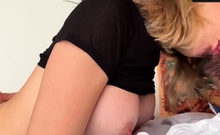 Real Duo Heads Anal! Glasses, Tights, Globe   Teacher