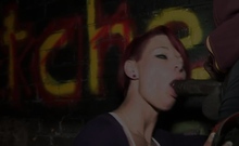 German Redhead IR Public Fucked Outdoor