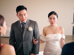 Slutty Asian Soon To Be Married Wives Join For A Wild Group Sex, Where Their Tight Pissies Get Destroyed By Big Cocks