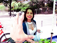 Hot Plump Booty Latina Dumpling Gets Her Pussy Drilled Hard On An Outdoor Couch