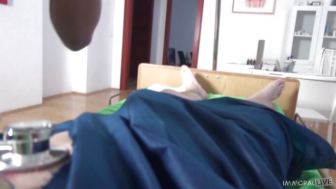 Sexy Nurse Sucks My Cock