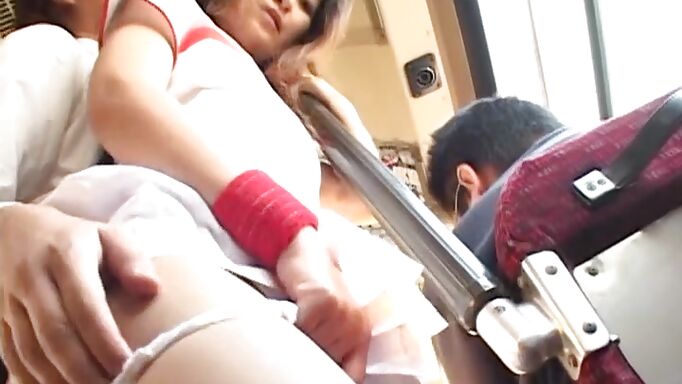 Japanese Slut Gets Fucked On The Bus