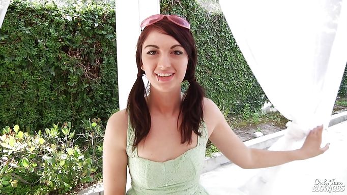 Slutty Teen Performing Oral Sex