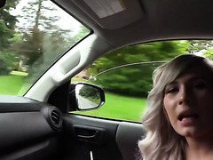 My Sexy Blonde Companion Treats Me With An In Car BG And Outdoor Fuck For An Ice Cream