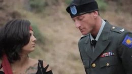 Tattoed Slut Fucked By Soldier