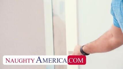 Payton Preslee Gets Tits Oiled Up By Friend's Boyfriend Before He Pounds Her Pussy