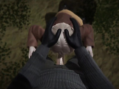 3D Resident Evil 4 Featuring Ashley Getting Fucked In Public