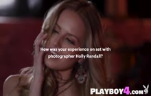 Stunning Teen Waitress Posing On The Bar After Striptease