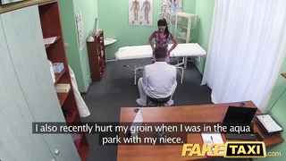 FakeHospital   Patient Enjoys Nurse Massage