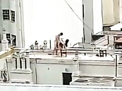 Sex On Roof Outside Office Window