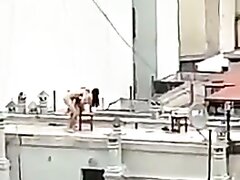 Sex On Roof Outside Office Window