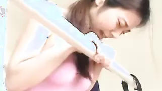 Three Asians Schoolgirl And Their Cruel Teacher