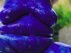 Huge Blue Bbw Fatty