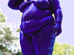 Huge Blue Bbw Fatty