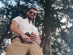 Hard Cock Outdoor Piss