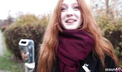 GERMAN SCOUT   Redhead Alice Seduce Sex
