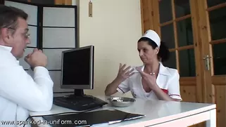 Sweet Nurse Is Enjoying Dirty Spanking In The Hospital Ward