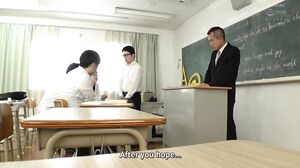 A Senior Helped A Female Teacher Getting Fucked