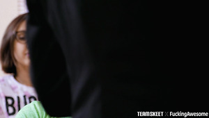 Strict Nerdy Brunette Teacher Vicki Chase Is Happy To Give A Nice Blowjob