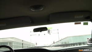 Having Given A Nice Blowjob Busty MILF Is Ready For Riding Cock In The Car