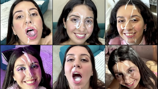 Best Cum On Face Compilation   21 Cumshots!