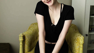 Attractive Teen Shows Tits And Sucks Big Cock In POV Scene