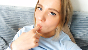 Teen Babe Pulls Her Panties Out Of Her Pink Pussy While Her Ass Is Busy With A Plug