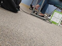 Candid French Teacher Feet